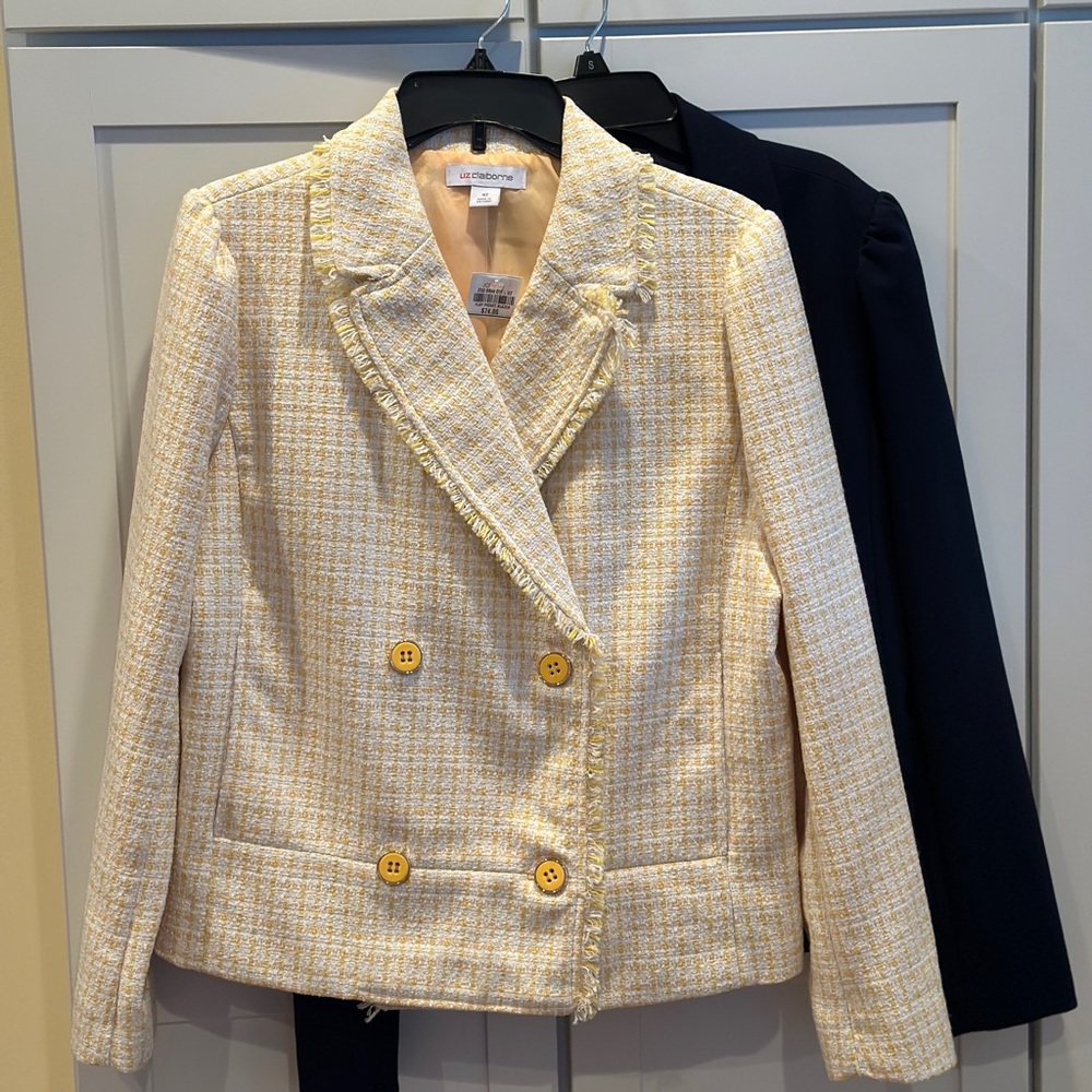 Bundle! Price firm! 2 Blazers - Liz Claiborne Tweed Blazer  Navy Blazer
